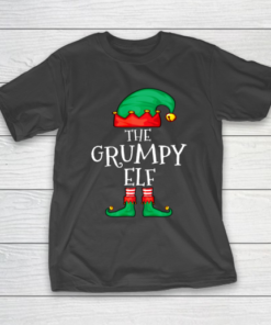 Funny Elf Family Christmas The Grumpy Elf T-Shirt