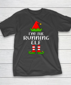 Funny Family Christmas Shirts I’m The Running Elf Christmas T-Shirt
