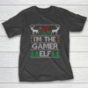 Gamer Elf Matching Family Group Christmas Party Pajama T-Shirt