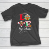 Gingerbread Love Christmas Teacher Student Pre School T-Shirt