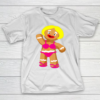 Gingerbread Woman in Bikini Christmas in July Party T-Shirt