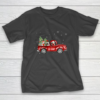 Great Pyrenees Dog Red Car On The Way Delivery Christmas T-Shirt