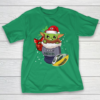 Green Bay Packers Christmas Baby Yoda Star Wars Funny Happy NFL T-Shirt