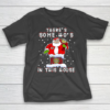 Green Bay Packers Christmas There Is Some Hos In This House Santa Stuck In The Chimney NFL T-Shirt