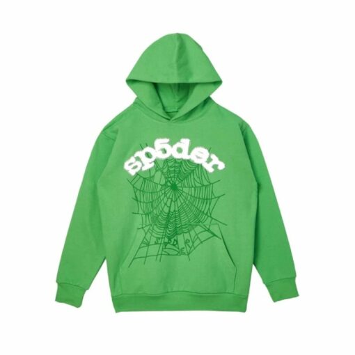 Green sp5der Web Hoodie  Limited In Stocks  Shop Now