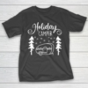 Happy Camping Shirt Red Holiday Camper  Christmas Trailer T-Shirt