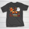 Happy Hallothanksmas Halloween Thanksgiving Christmas Cute T-Shirt