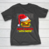 Happy Holidays With Cheese Funny Christmas Cheeseburger Ugly T-Shirt