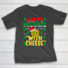 Happy Holidays with Cheese Tee Christmas Cheeseburger Gifts T-Shirt