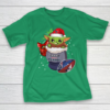 Houston Texans Christmas Baby Yoda Star Wars Funny Happy NFL T-Shirt