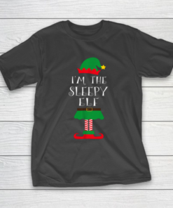 I Am The Sleepy Elf Matching Family Christmas T-Shirt