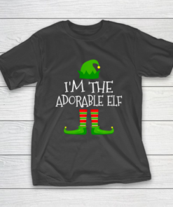 I m The Adorable Elf Family Matching Christmas Pajama Gift T-Shirt