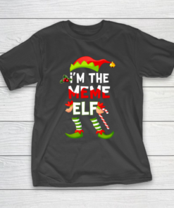 I m The Meme Elf Christmas Matching Pajamas T-Shirt