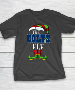 Indianapolis Colts Christmas ELF Funny NFL T-Shirt