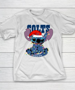 Indianapolis Colts NFL Football noel stitch Christmas T-Shirt