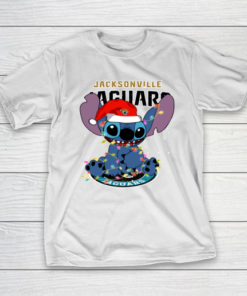 Jacksonville Jaguars NFL Football noel stitch Christmas T-Shirt