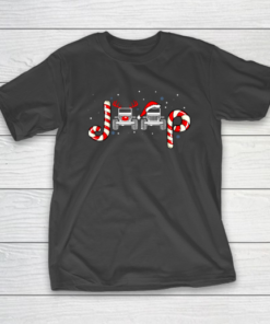 Jeeps Christmas Santa Claus And Reindeer Gift T-Shirt