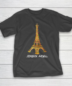 Joyeux Noel French Merry Christmas Eiffel Tower T-Shirt