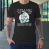 Just A Girl Who Loves Christmas Unicorns T-Shirt