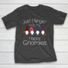 Just Hanging With My Happy Gnomies Gnome Christmas Party T-Shirt