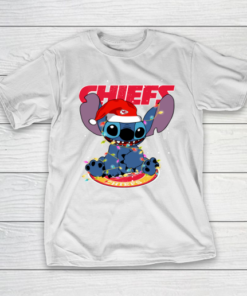 Kansas City Chiefs NFL Football noel stitch Christmas T-Shirt