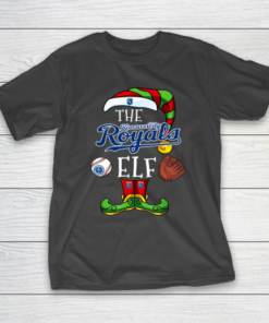 Kansas City Royals Christmas ELF Funny MLB T-Shirt