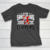 LA Clippers Even Santa Claus Cheers For Christmas NBA T-Shirt