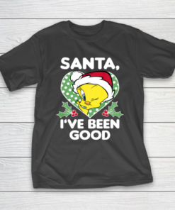 Looney Tunes Christmas Tweety Bird Santa I ve Been Good T-Shirt