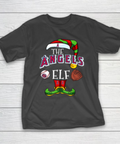 Los Angeles Angels Christmas ELF Funny MLB T-Shirt