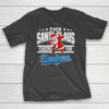 Los Angeles Dodgers Even Santa Claus Cheers For Christmas MLB T-Shirt