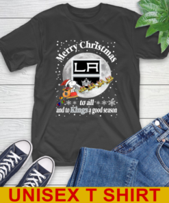 Los Angeles Kings Merry Christmas To All And To Kings A Good Season NHL Hockey Sports T-Shirt
