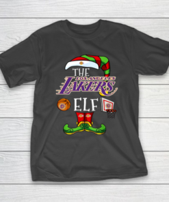 Los Angeles Lakers Christmas ELF Funny NBA T-Shirt