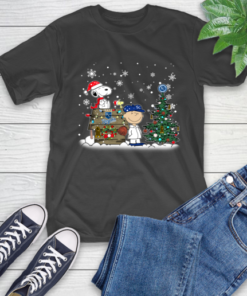 MLB Kansas City Royals Snoopy Charlie Brown Christmas Baseball Commissioner’s Trophy T-Shirt