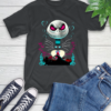 MLB Los Angeles Angels Jack Skellington Sally The Nightmare Before Christmas Baseball T-Shirt