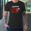 Mama Bear Buffalo Red Plaid Matching Family Christmas Pajama T-Shirt