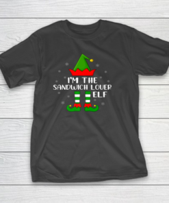 Matching Family Funny I’m The Sandwich Lover Elf Christmas T-Shirt