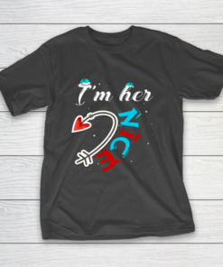 Matching Naughty and Nice Couples Christmas Pajamas T-Shirt