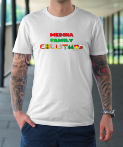 Medina Family Funny Merry Christmas 2021 T-Shirt