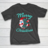 Merry Christmas Ho Ho Ho Santa Claus Wearing A Face Mask T-Shirt