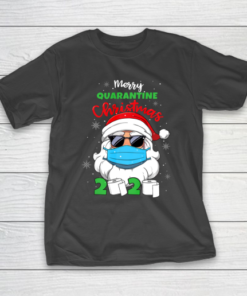 Merry Quarantine Christmas 2020 Funny Xmas Pajamas Family T-Shirt