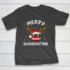 Merry Quarantine Christmas 2020 Reindeer Mask Family Pajamas T-Shirt