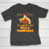 Merry Thanksmas Turkey Santa Elf Thanksgiving Christmas Ugly T-Shirt