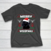 Merry Woofmas Black Lab Christmas Dog Lover Xmas Gift T-Shirt