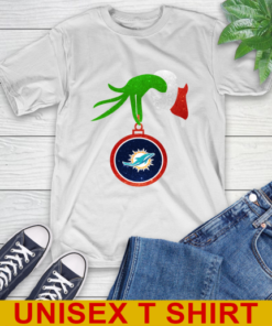 Miami Dolphins Grinch Merry Christmas NFL Football T-Shirt