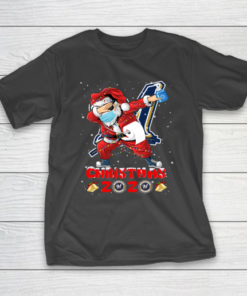 Milwaukee Brewers Funny Santa Claus Dabbing Christmas 2020 MLB T-Shirt