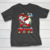 Milwaukee Bucks Funny Santa Claus Dabbing Christmas 2020 NBA T-Shirt