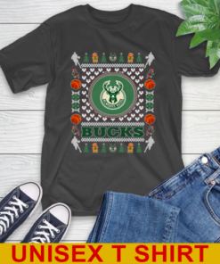 Milwaukee Bucks Merry Christmas NBA Basketball Loyal Fan T-Shirt