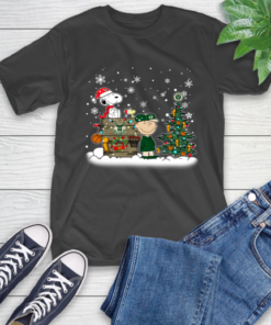 Milwaukee Bucks NBA Basketball Christmas The Peanuts Movie Snoopy Championship T-Shirt
