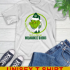 Milwaukee Bucks NBA Christmas Grinch I Hate People But I Love My Favorite Basketball Team T-Shirt