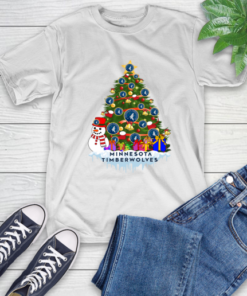 Minnesota Timberwolves Merry Christmas NBA Basketball Sports T-Shirt Minnesota Timberwolves Merry Christmas NBA Basketball Sports T-Shirt